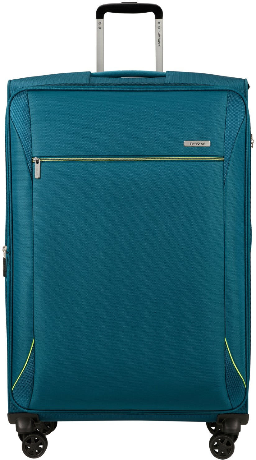 Samsonite Base Breeze 81cm 4-Wheel Extra Large Expandable Suitcase - Petrol Blue