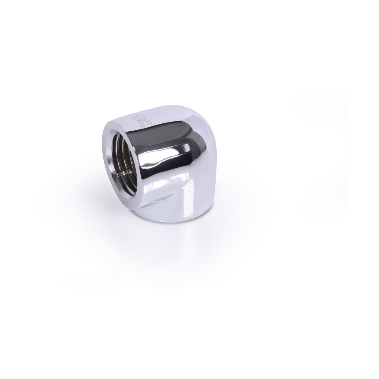 Alphacool Eiszapfen 20mm L-Verbinder G1/4 IG auf G1/4 IG - chrom