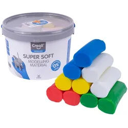 Creall Supersoft Klei 5 kleuren, 1750gr.