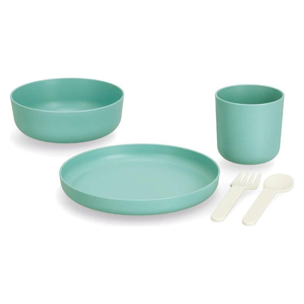 Zeller Present Kinder-Geschirr-Set, 5-tlg., Kunststoff, salbei (14746-135855.0600)
