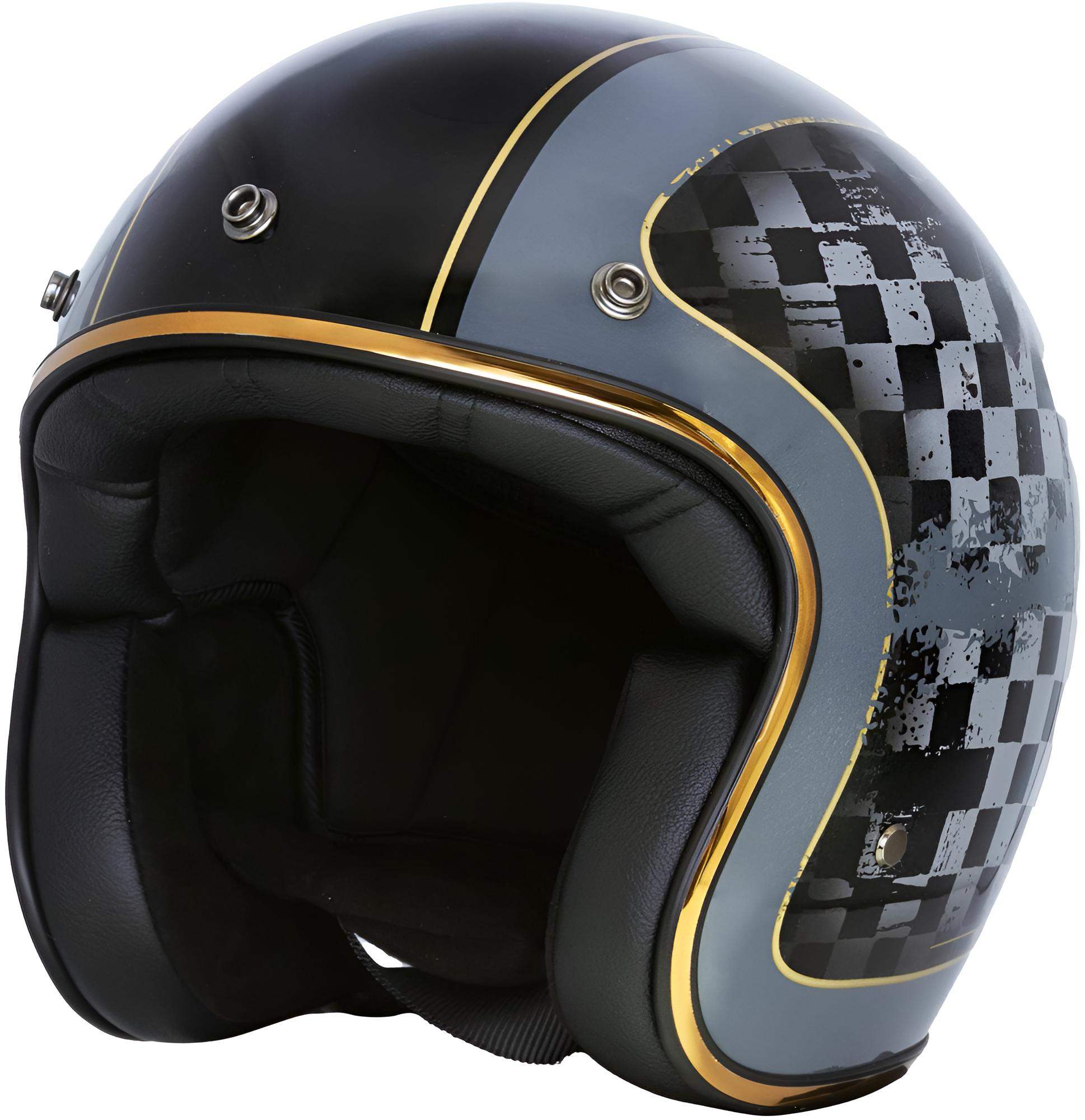 Merlin Blackbird Racer Jethelm MHM610-RACERBLK-LAR