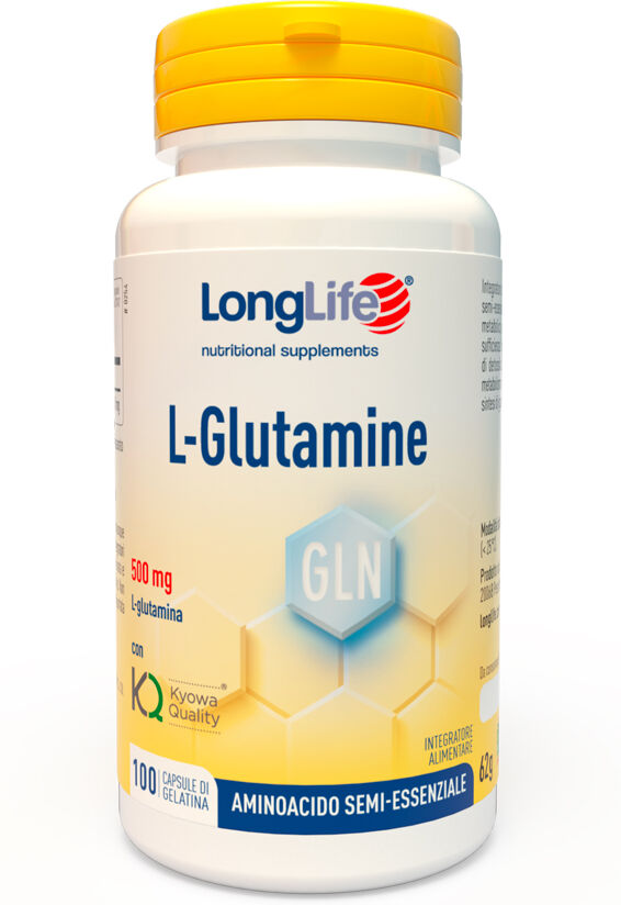 LONGLIFE Srl LongLife, L-Glutamine, 100 Capsule