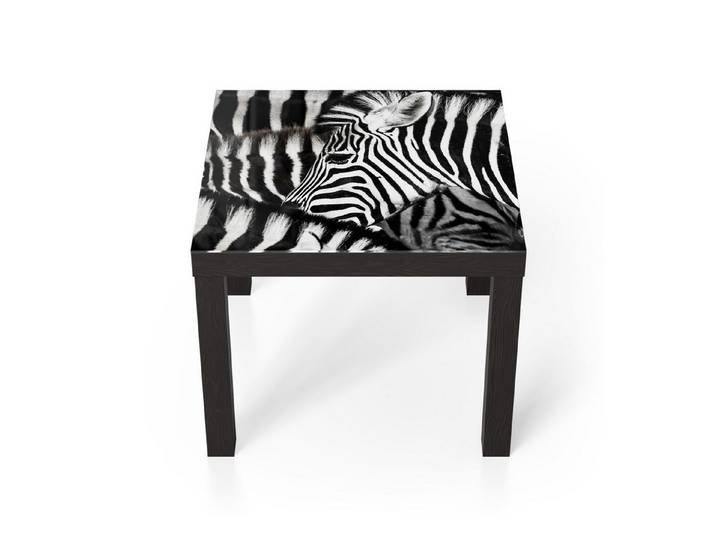 DEQORI Couchtisch 'Streifenharmonie', Glas Beistelltisch Glastisch modern