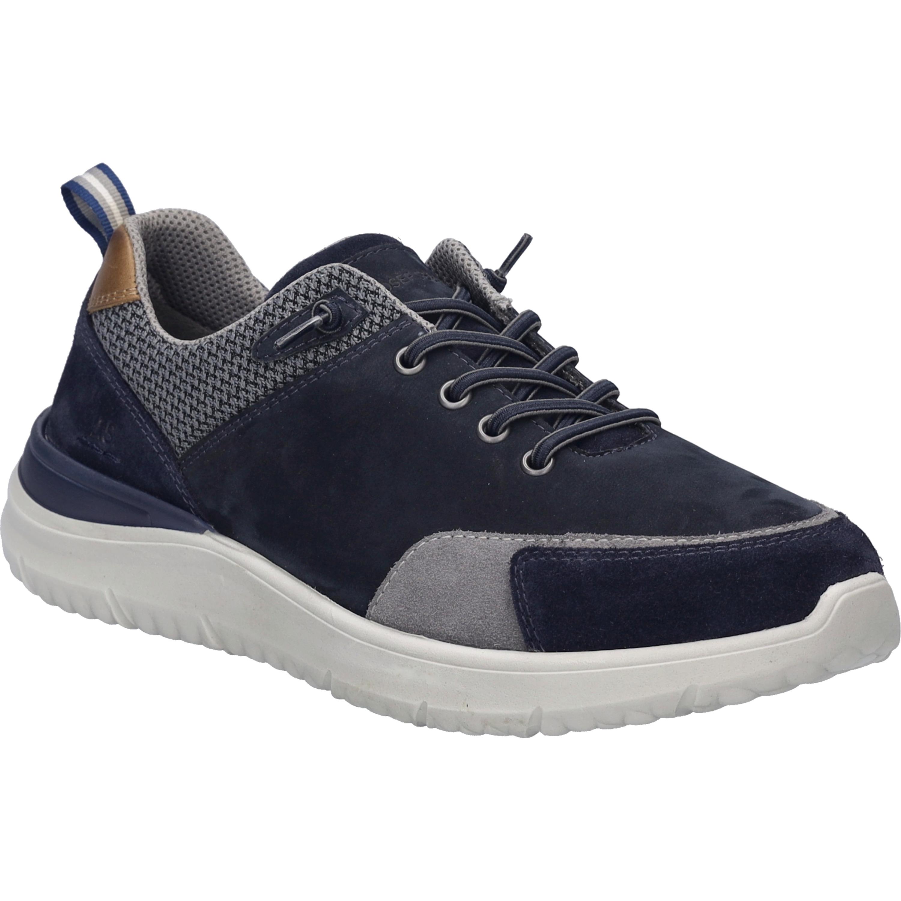 JOSEF SEIBEL Herren Halbschuh Wales 01 in dunkelblau-kombi