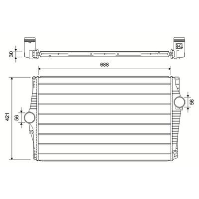 VALEO Ladeluftkühler 881590 für Volvo