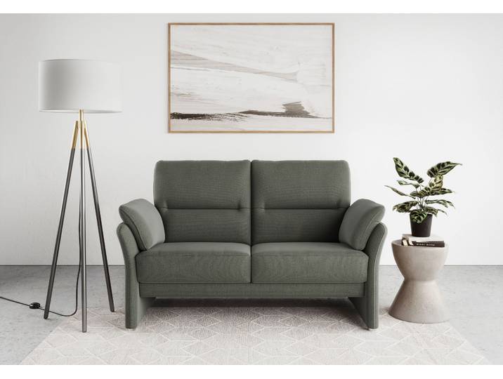 2-Sitzer, 159x88 cm, Microfaser, Dunkelgrün, Mit Federkern, Modern, Domo-collection