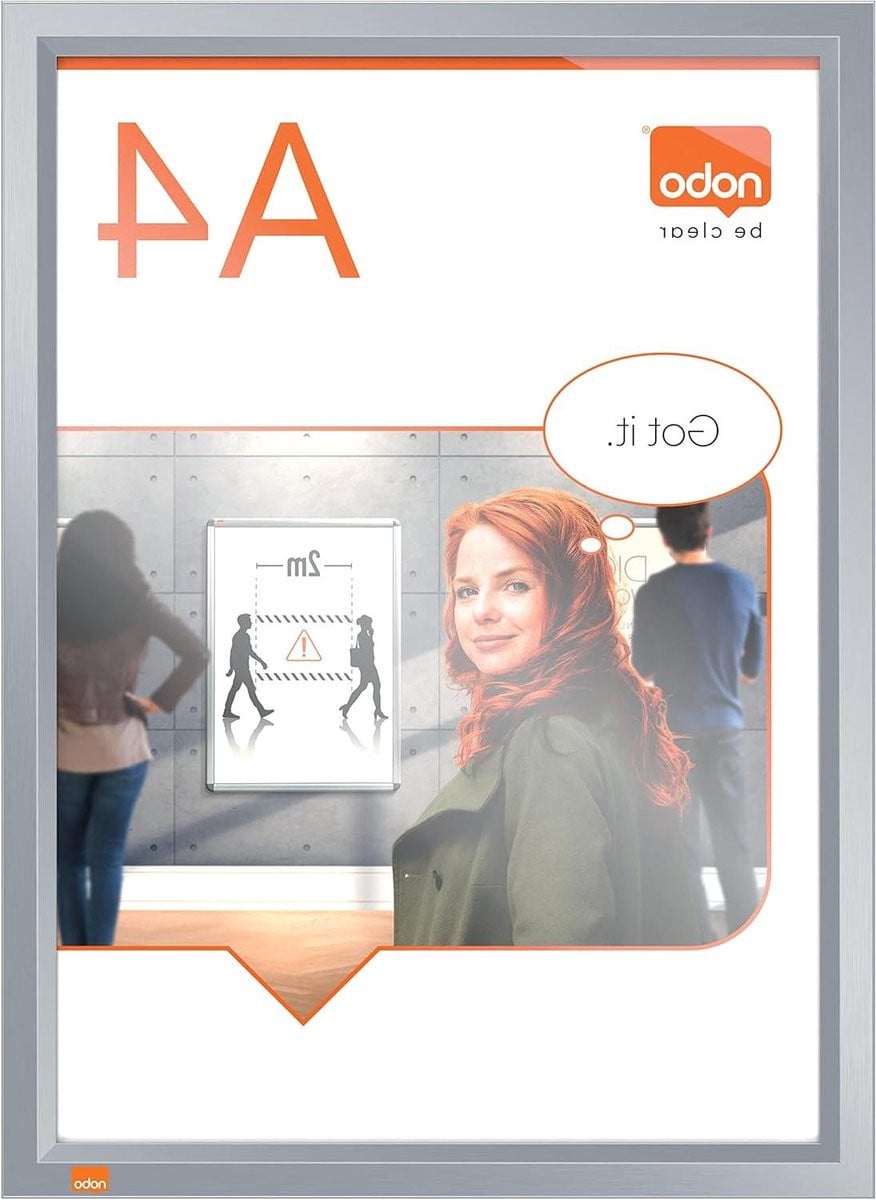 Poster Clicklijst Wanddisplay Frame A3 Zwart