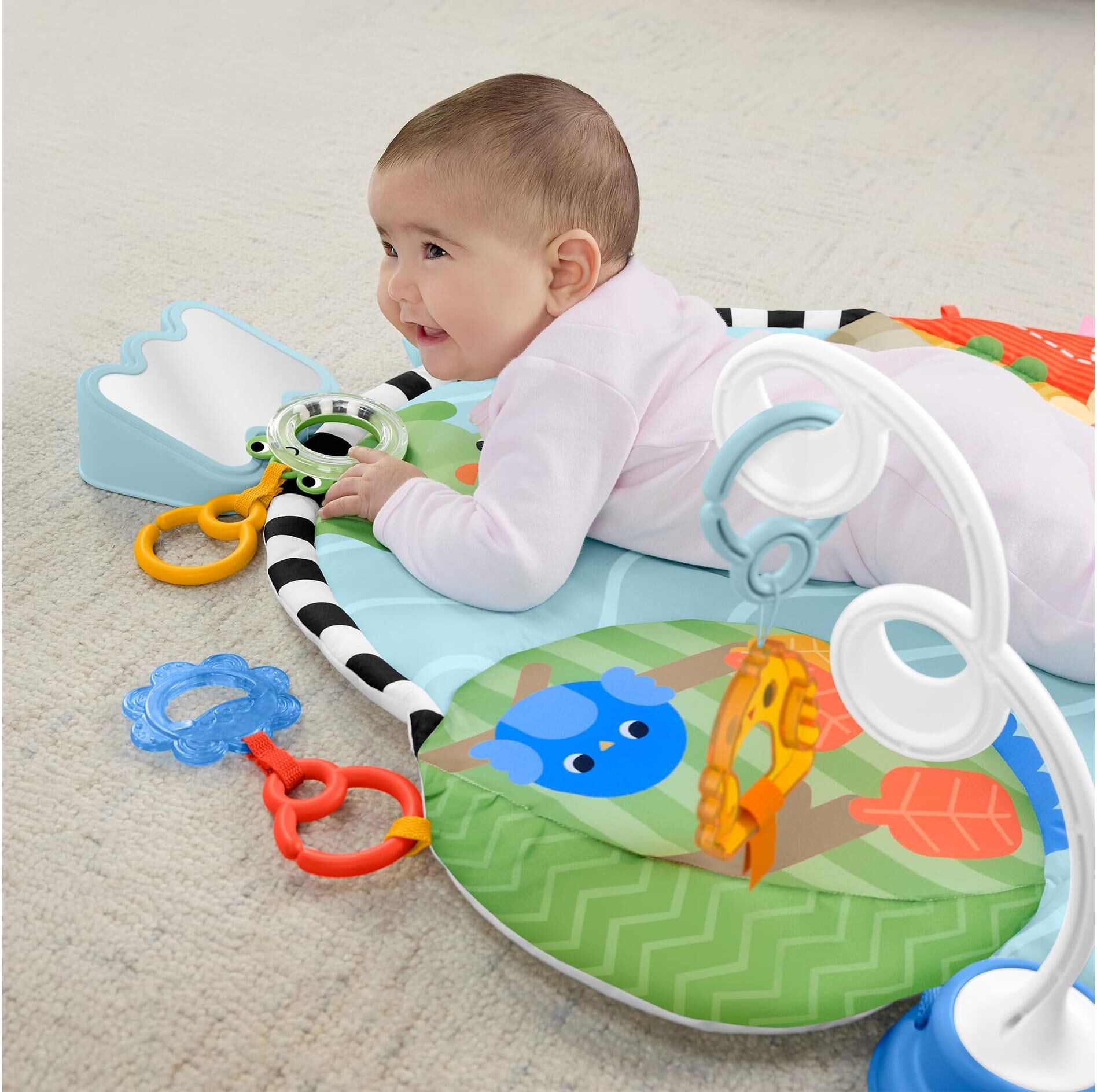 Fisher Price Spielbogen FISHER-PRICE "Balanced Beginnings 3-in-1 Kick & Sway", Baby, bunt, Kunststoff, Stoff, Spielbögen Spielbogen bunt Einheitsgröße