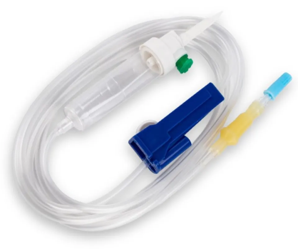 DISPOMED GmbH & Co. KG SOLUFLO-Infusionsbestecke 150 cm lang, Luer-Lock-Anschluß mit Zuspritzmöglichkeit (100 Stck.) 60005