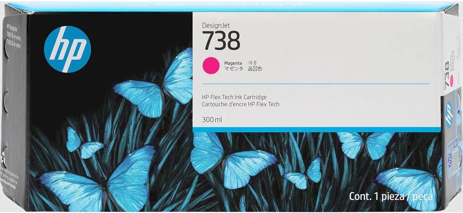 HP Inc. HP Original Druckerpatrone 738 - magenta 300ml (676M7A)