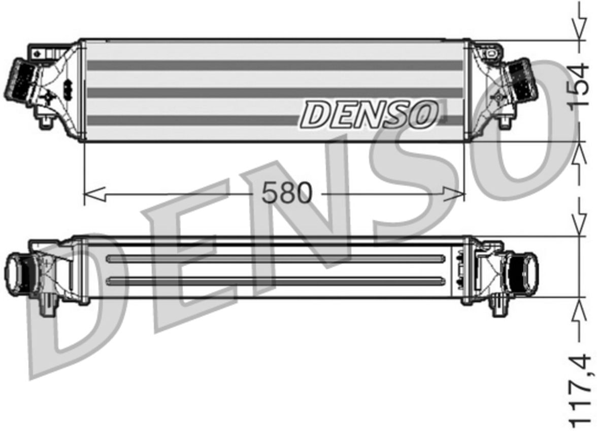 Ladeluftkühler DENSO DIT01002
