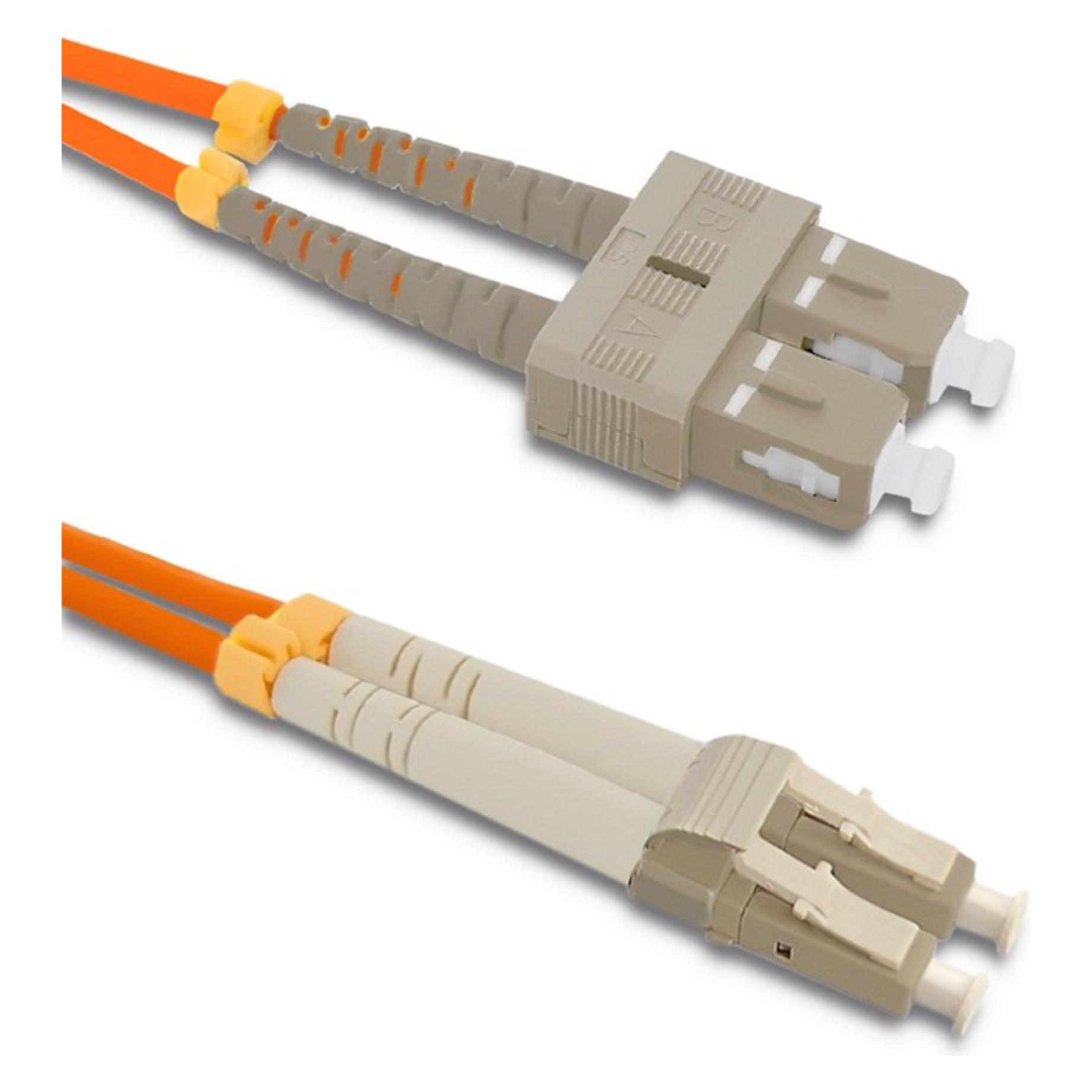 Qoltec 54039 Glasfaserkabel SC/UPC LC/UPC LSZH OM2 (1 m) (54039)