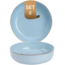 Palmer Schaal Antigo 15 cm 47 cl Hellblau Porzellan 2 Stück