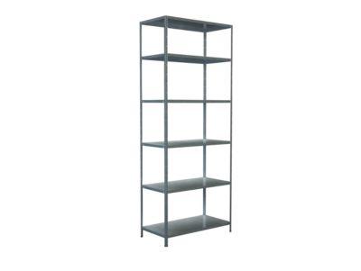 Steckregal im Baukastensystem, Grundregal, 1000 x 500 x 2500 mm, verzinkt