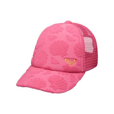 Trucker Cap ROXY "Sweet Lil Heart", Mädchen, pink (sangria sunset shell dreams), Obermaterial: 87% Polyester, 13% Elasthan., Caps