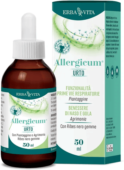 Erba Vita Allergicum Urto 50 ml Integratore per Benessere Naso e Gola