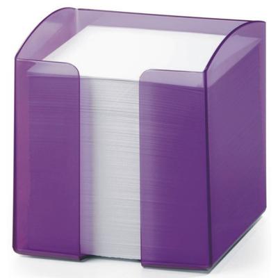 Durable Zettelkasten Trend 10x10x10,5cm transluzent lila