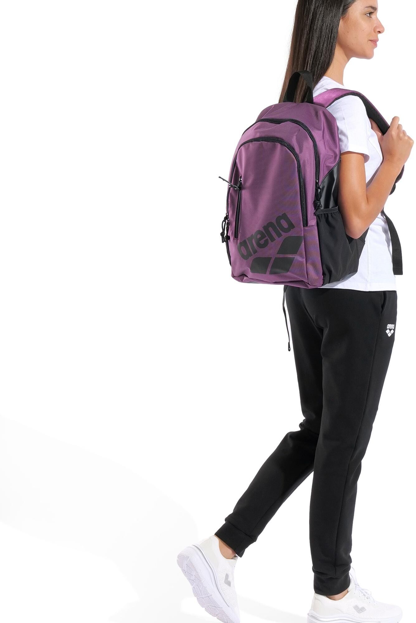 Arena Mochila para deporte y natación All Set 30L . Morado