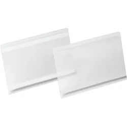 Durable, Informationsschild, Etikettentasche HARD COVER selbstkleb A5 quer