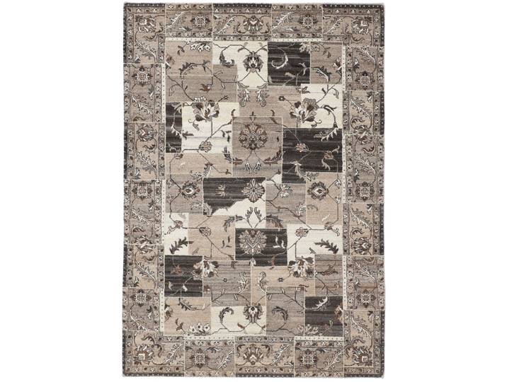 Patchwork Teppich 144x205 Handgeknüpft Modern Orientteppich Wolle