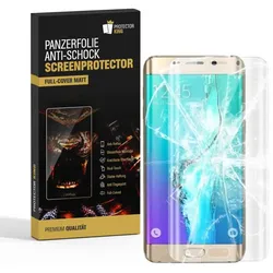 1x Panzerfolie für Samsung Galaxy S6 Edge FULL COVER Displayschutzfolie MATT
