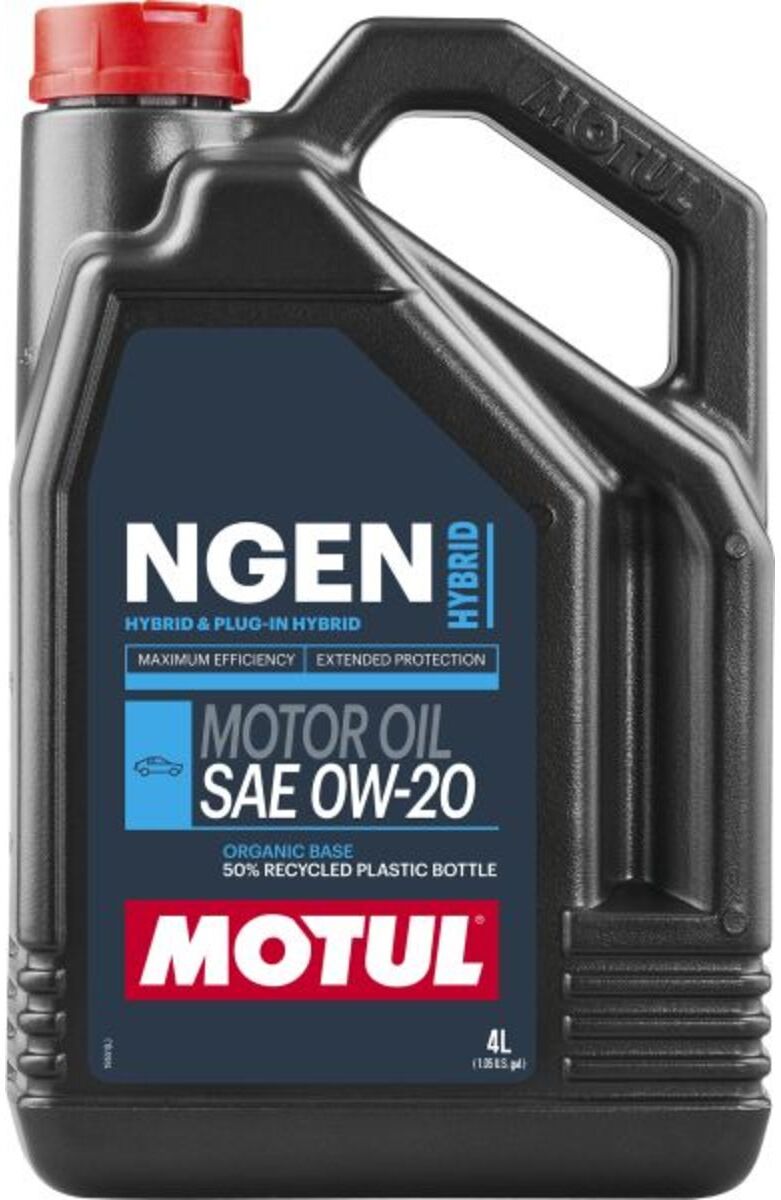 Motoröl MOTUL 111902 NGEN HYBRID 0W20 4L