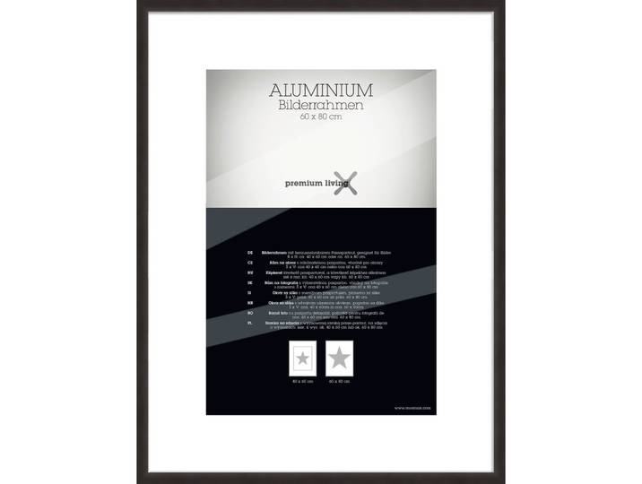 Bilderrahmen aus Polystyrol Aluminium ca. 60x80cm