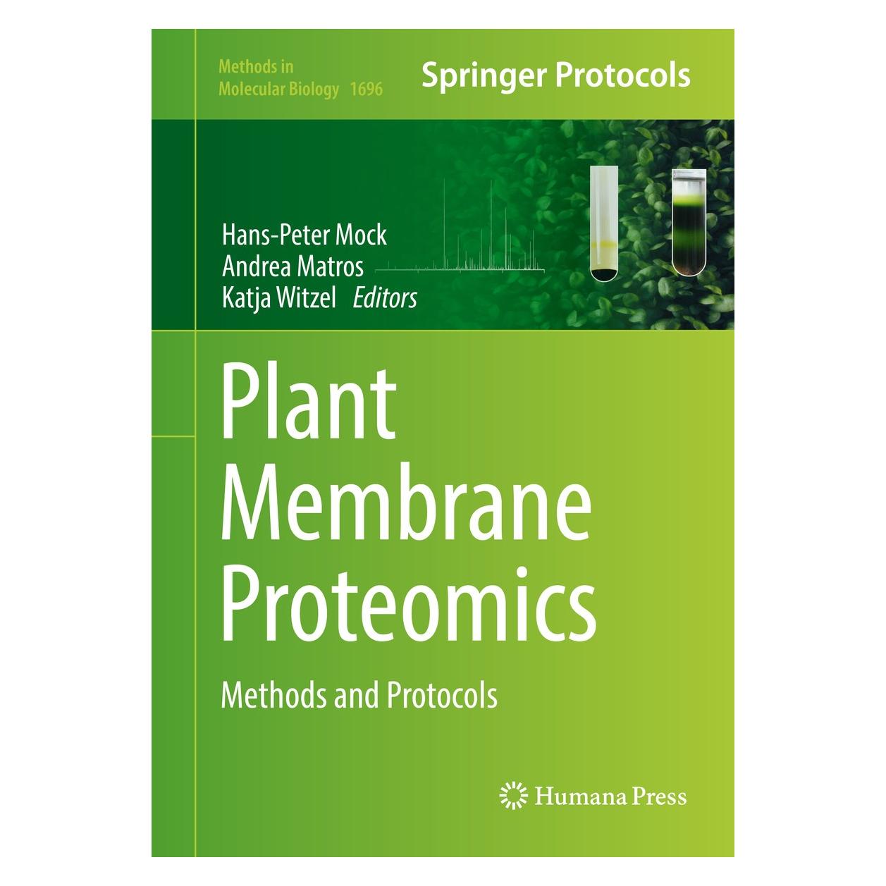 Springer Plant Membrane Proteomics (Englisch, Hardcover, Andrea Matros, Hans-Peter Mock, Katja Witzel) (9781493974092)