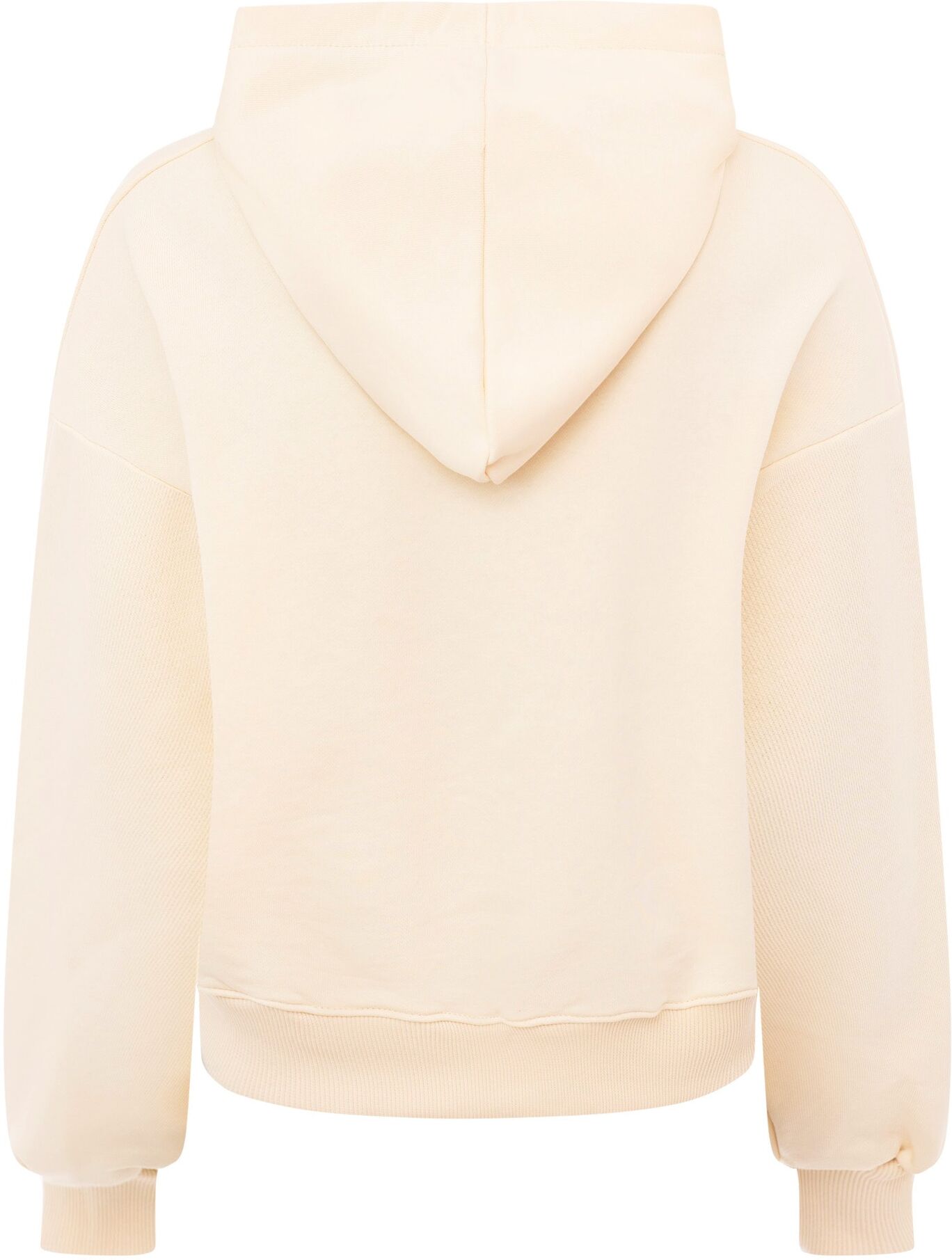 Hoodie ZWILLINGSHERZ "Smile", Damen, beige, Sweatware, Obermaterial: 65% Baumwolle, 35% Polyester, Sweatshirts Hoodie, Kapuze, lange Ärmel, elastische Bündchen, grosser Neon-Print beige Einheitsgröße
