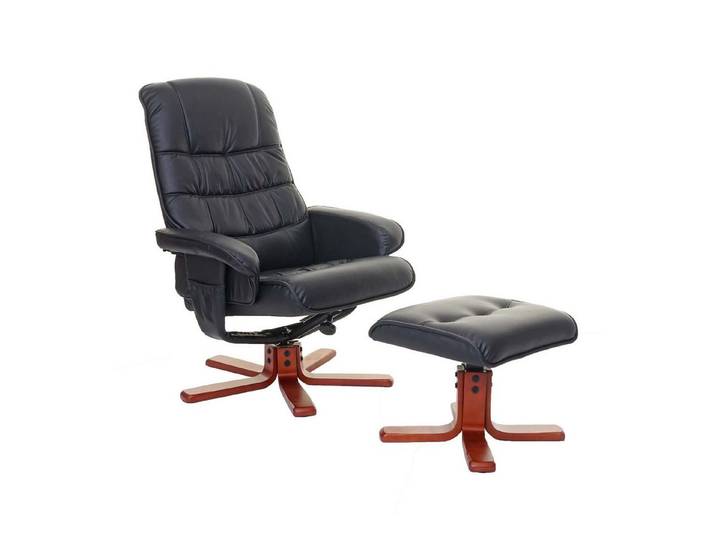 MCW Relaxsessel MCW-E30, 360° drehbar, Sessel durch Gewichtsverlagerung neigbar, inkl. Taschen