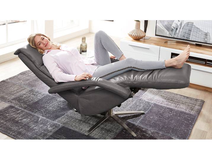 Echt Leder Relaxsessel Madrid mit Herz-Waage Funktion