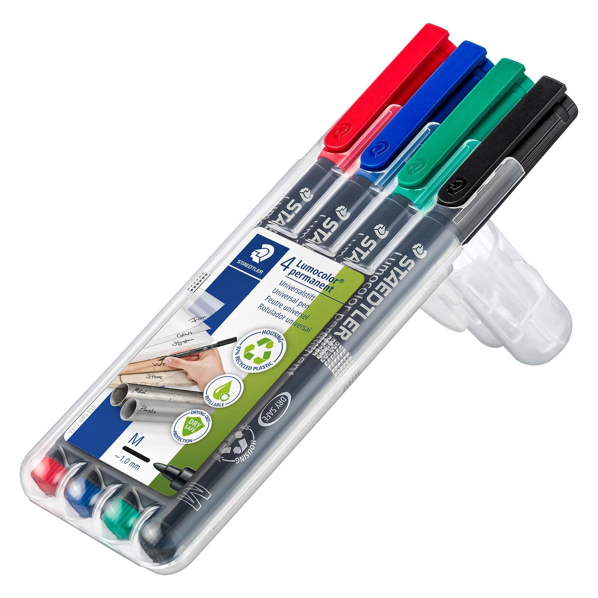 Staedtler Lumocolor permanent (4x) (317 WP4)
