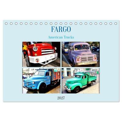 FARGO - American Trucks (Tischkalender 2027 DIN A5 quer), CALVENDO Monatskalender