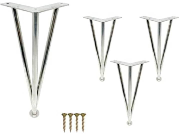 4er Set Möbelfüße Metall Haarnadel Tischbeine, 35cm/13,8 in, 35cm/13,8 in Modernes Design, einfache Montage, vielseitig einsetzbar