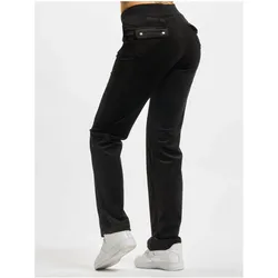 Juicy Couture, Unisex, Sporthose, Straight Leg Track Pant With Pocket - 154397 (S, XS), Schwarz