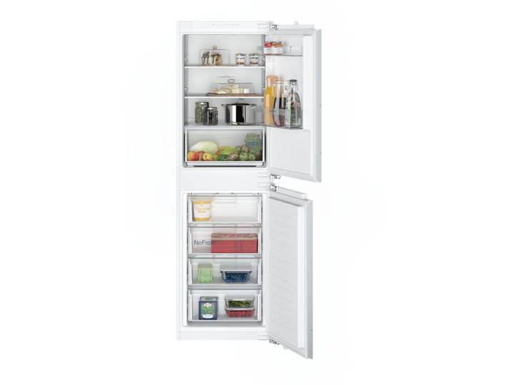 SIEMENS Einbaukühlgefrierkombination iQ100 KI85NNFE0, 177,2 cm hoch, 54,1 cm breit, HyperFresh: längere Frische für Obst und Gemüse