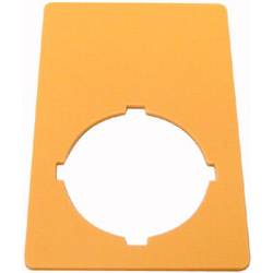 Eaton M22-XZK 216470 Bezeichnungsschild für NOT-AUS (B x H) 33 mm x 50 mm unbeschriftet Gelb 1 St. Piece