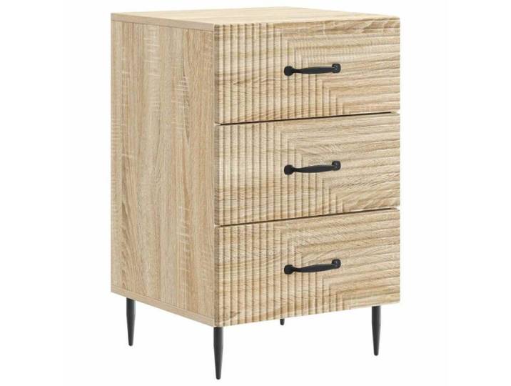 Chevet Vidaxl Cabinet de chevet avec tiroir Chêne Sonoma 43 x 41 x 66 5 cm