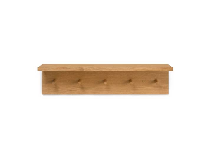 Ferm Living Étagère-patère à boutons Place Rack chêne Medium