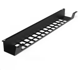 TecLines, Kabelschutz + Kabelführung, TKW003 Kabelwanne horizontal 1000mm, schwarz (100 cm)