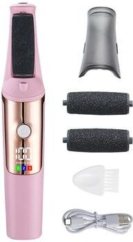Uplifted Finds 3 Mode Rechargeable Electric Foot Callus Remover Grooming Kit pink