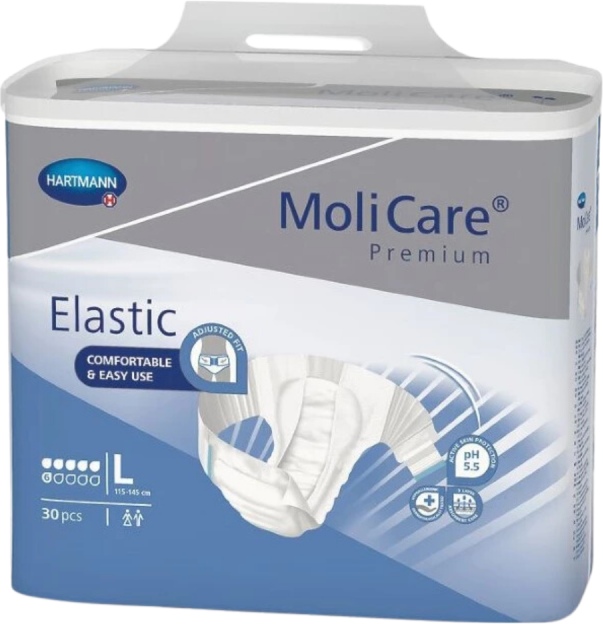 Molicare Premium Elastic 6 Gotas Tam L 30 unidades