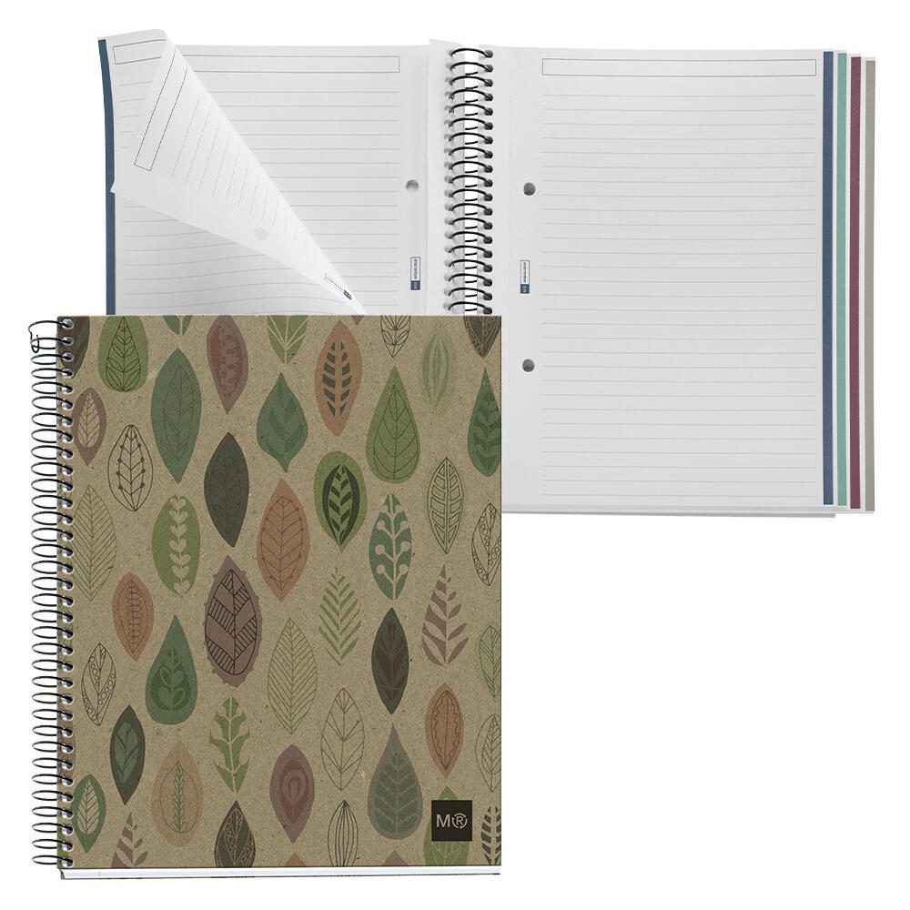 MIQUELRIUS Eco Design Collegeblock DIN A5 liniert bunt A293699