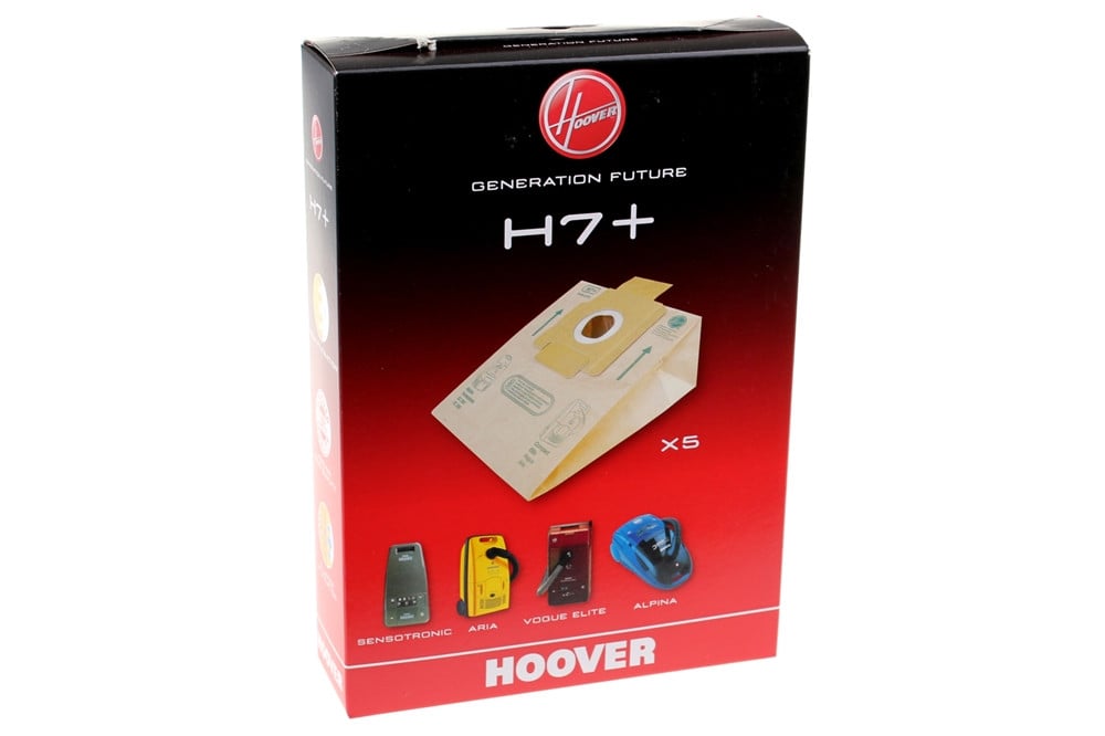 Hoover 9026177 stofzuigzakken voor cilinderstofzuigers, 5 stuks