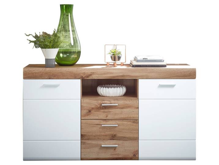XORA Sideboard LYON, Weiß, Holznachbildung