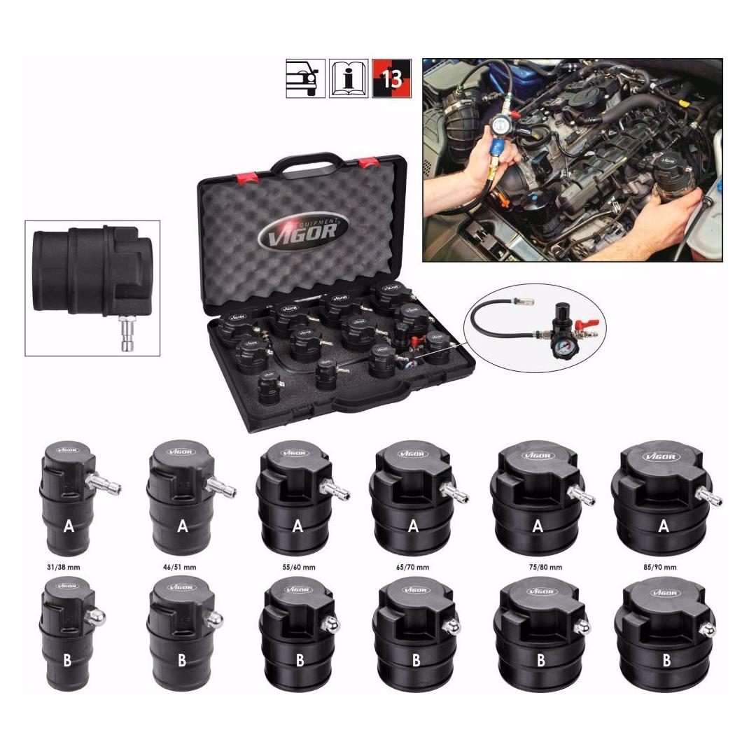 Vigor Turbosystem Abdrücker Satz für Kfz V4304 Anzahl Werkzeuge: 13 (V4304)