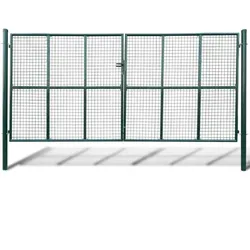 vidaXL Gartentor Zauntor Gitterzaun Tor : Größe - 415 x 250 cm