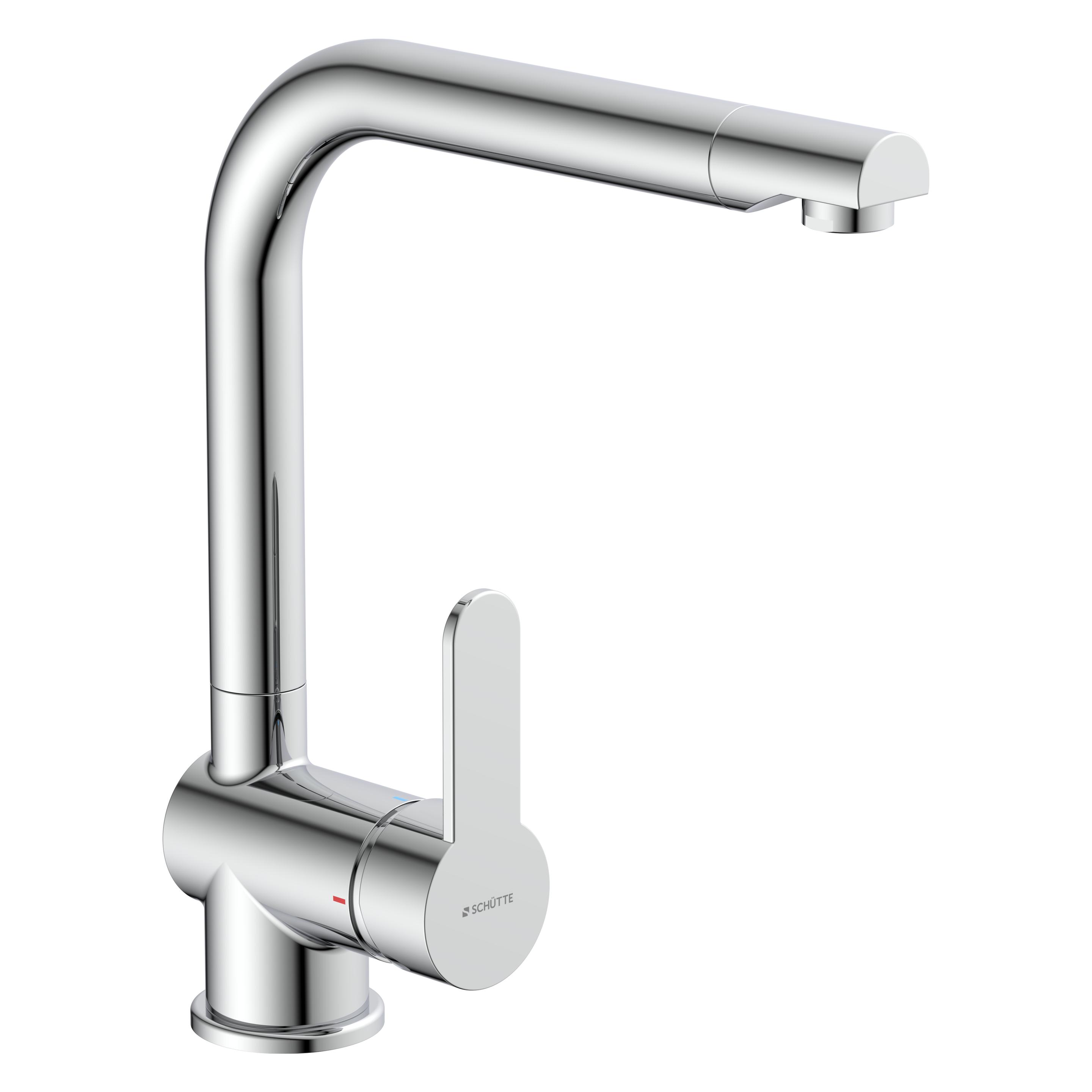 Schütte Wasserhahn Küche RIO Spültischarmatur Chrom Schwenkbar 79816U (79816U)