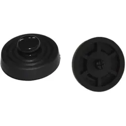 RS PRO, Möbelgleiter + Schutzpuffer, Vibrationsdämpfer, Gummifuss, Ø 21mm x 6mm