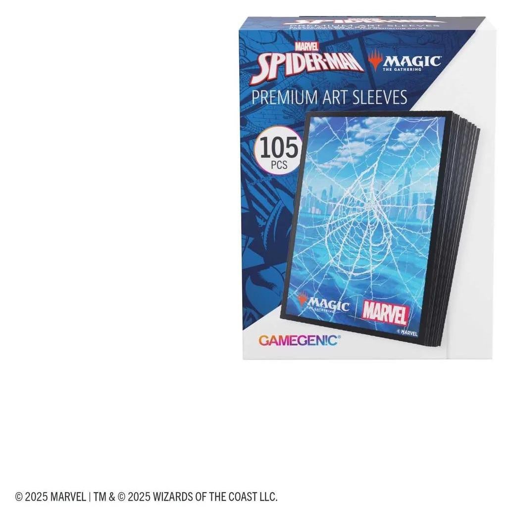 Gamegenic MTG Marvel's Spider-Man Premium Art Sleeves – Spider-Man Lands Series